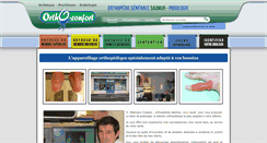 Desktop Screenshot of orthoconfort.com